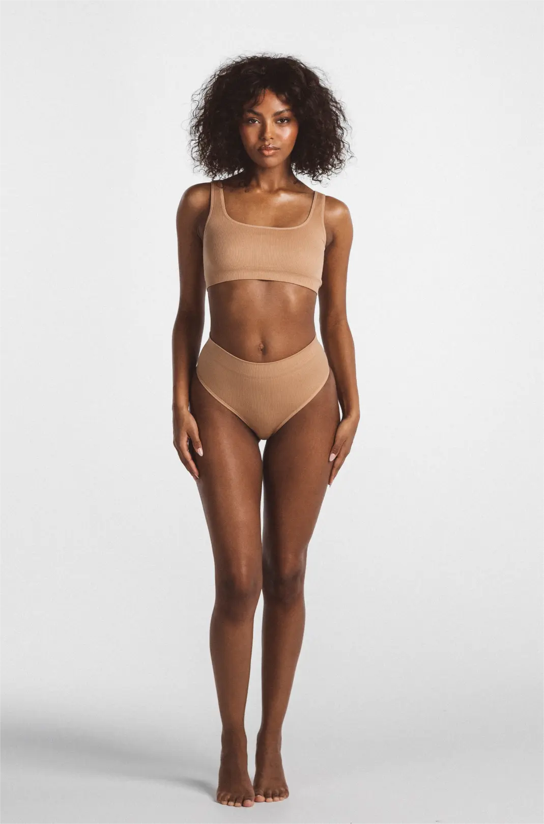 High Sculpt Bra Rib in Dusty Nude – LDMA