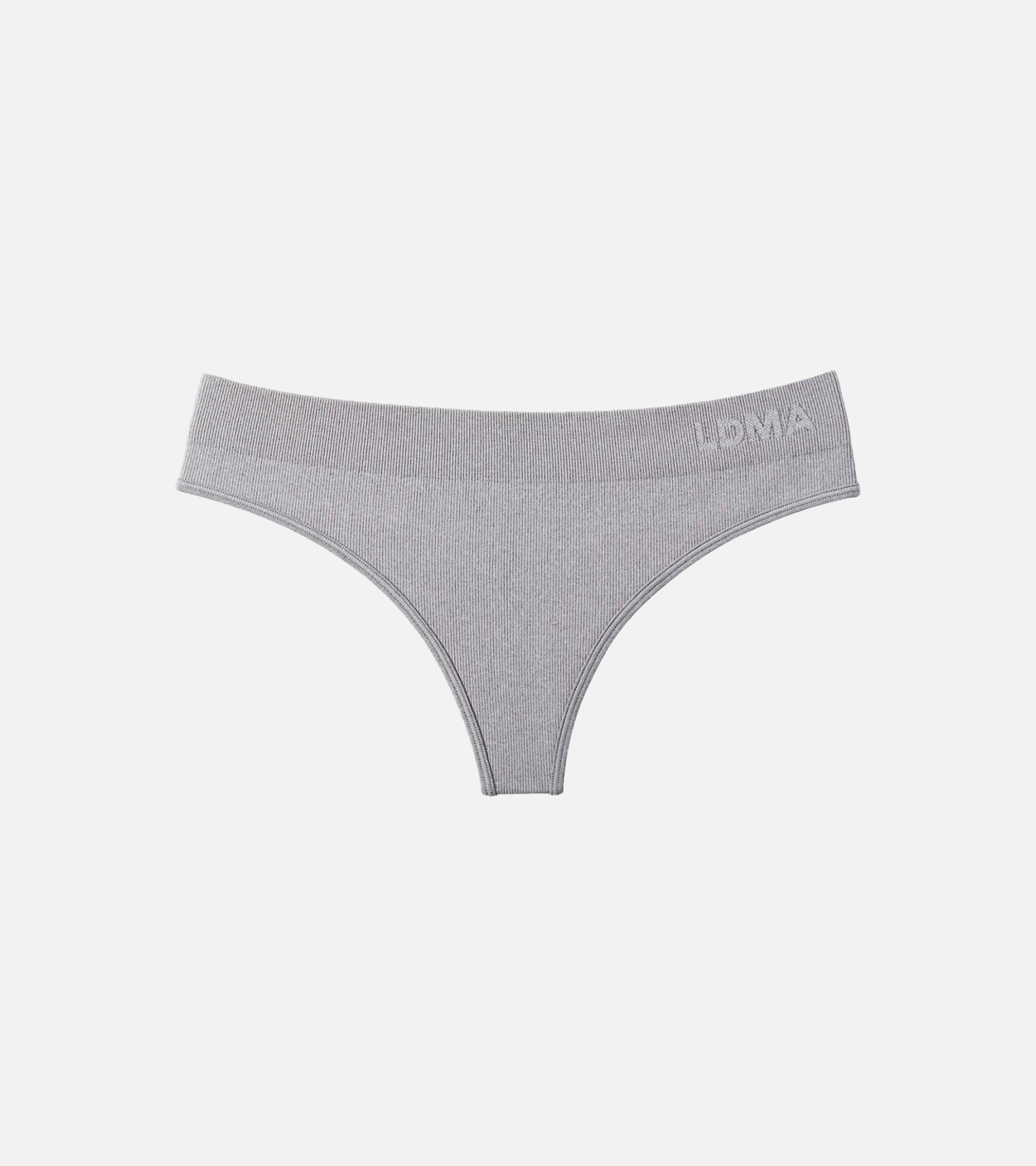 Low Hide Ribbed Thong