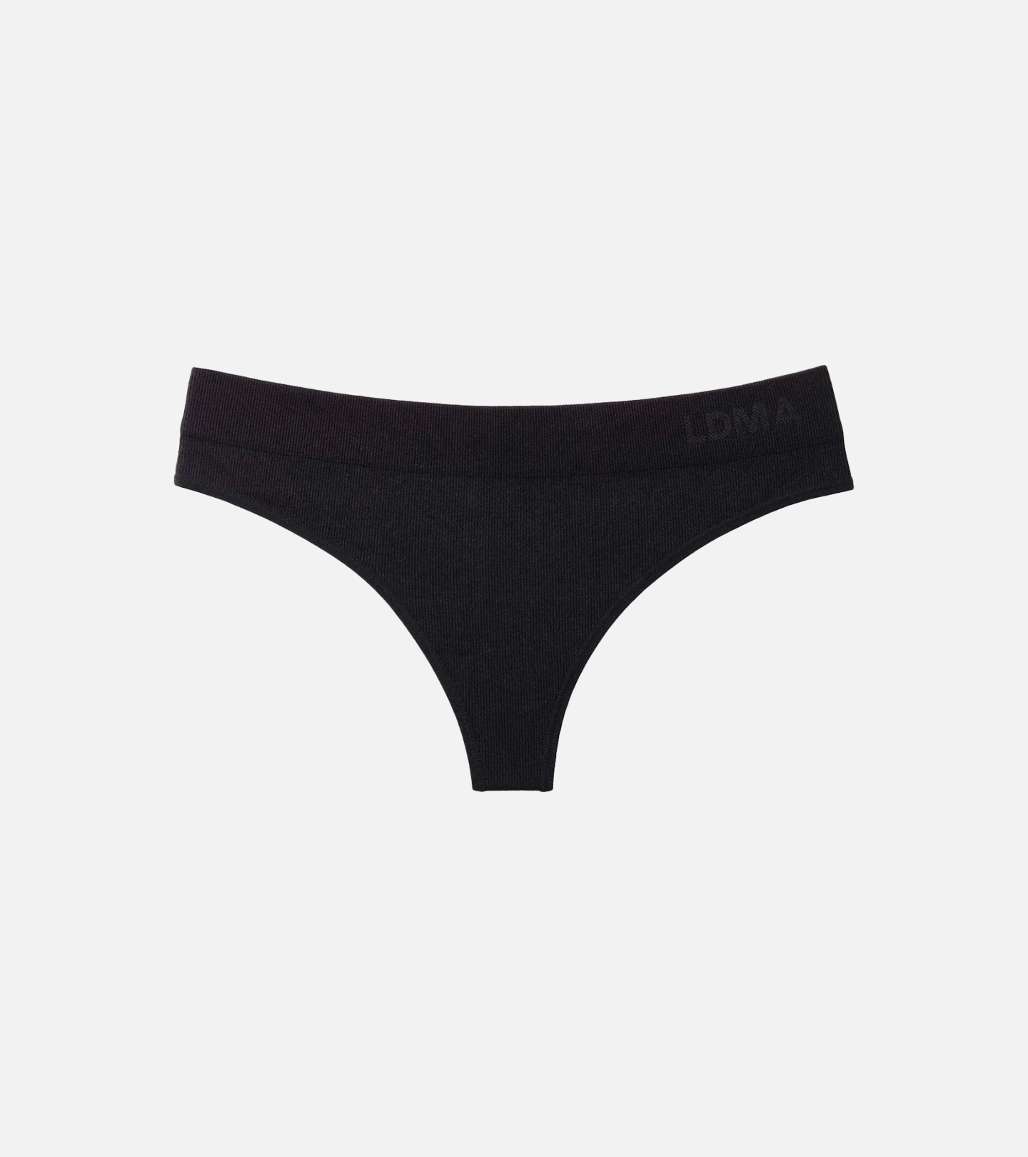 Low Hide Ribbed Thong