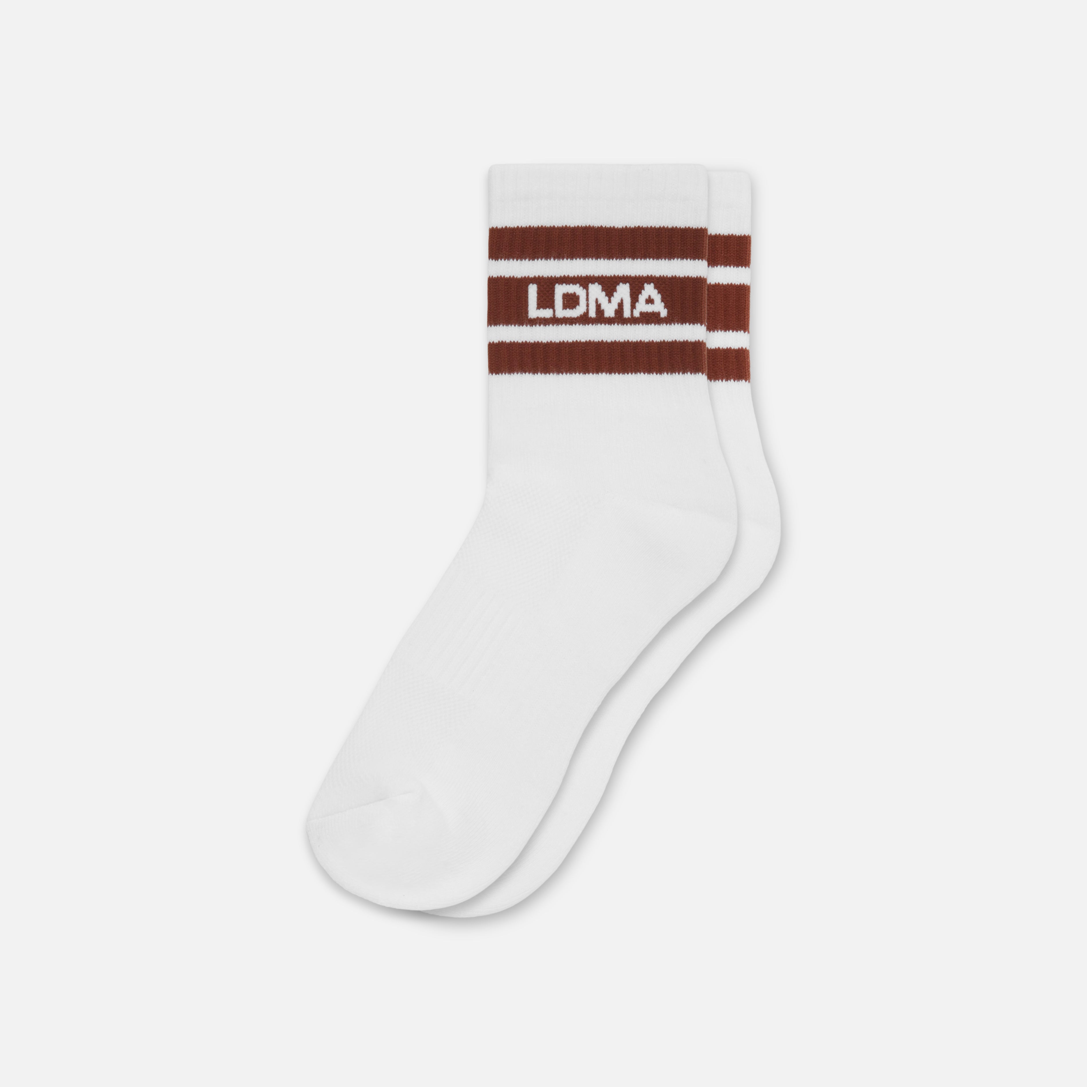 Brown Stripe Mid Sock