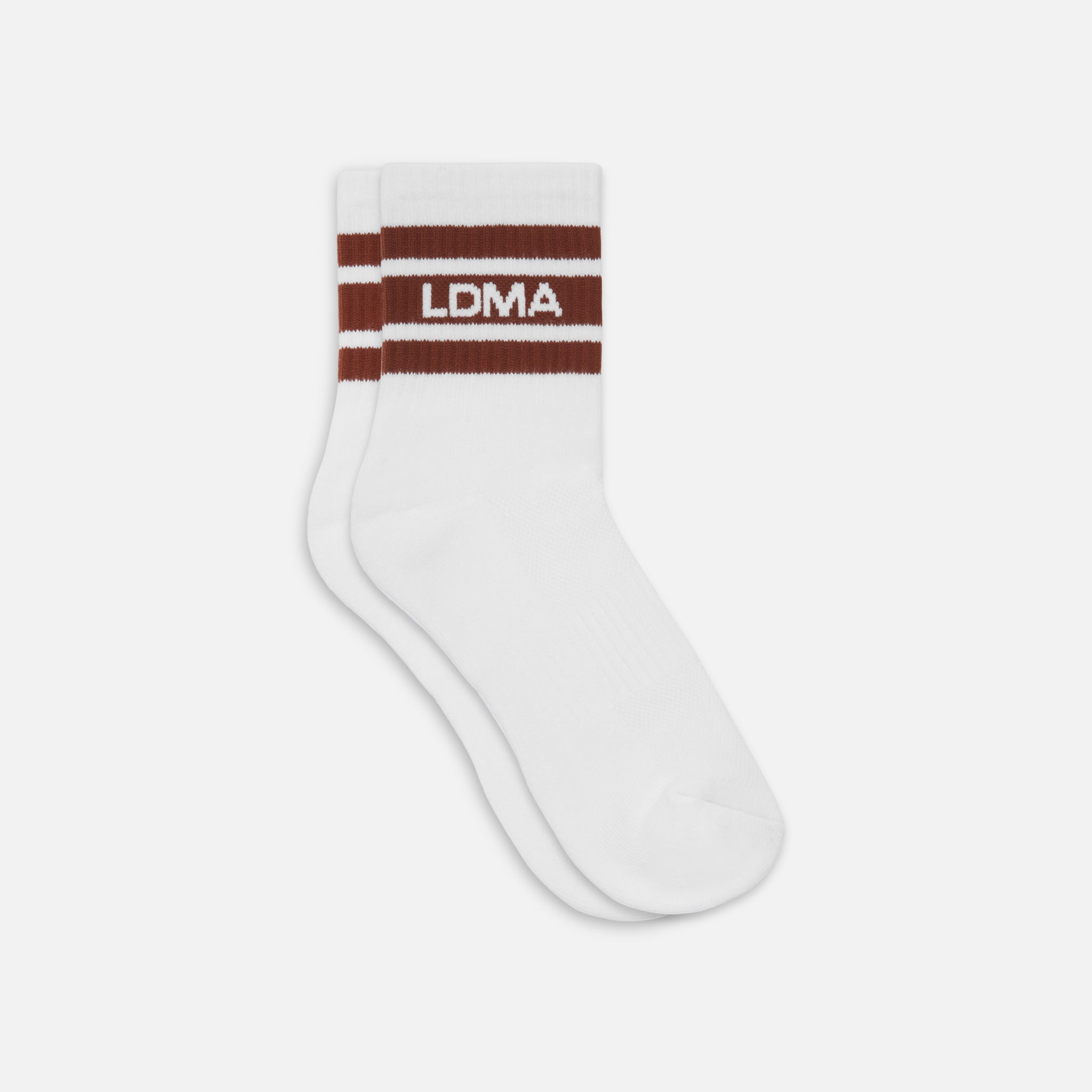 Brown Stripe Mid Sock