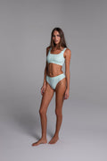 Low Hide Ribbed Thong