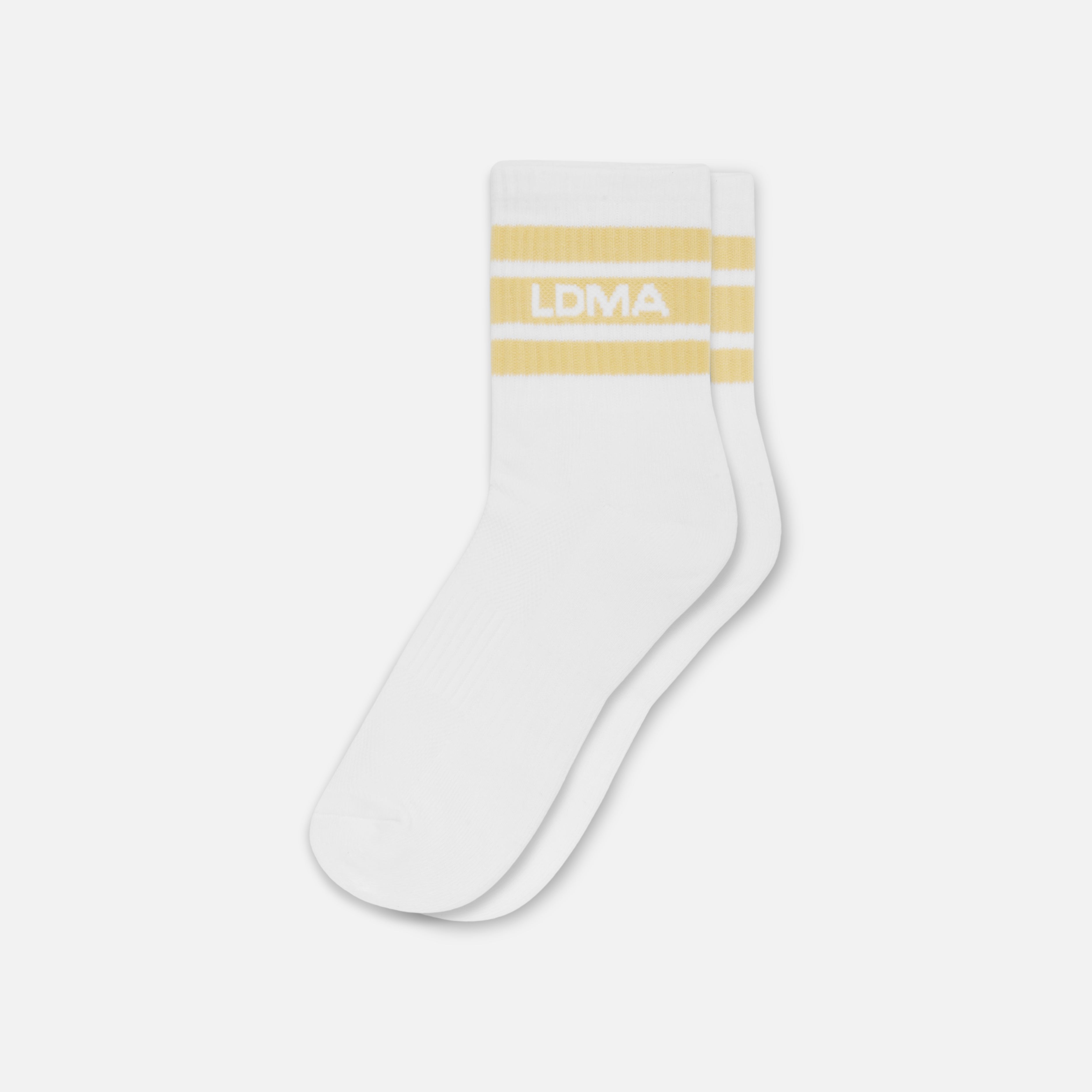 Yellow Stripe Mid Sock