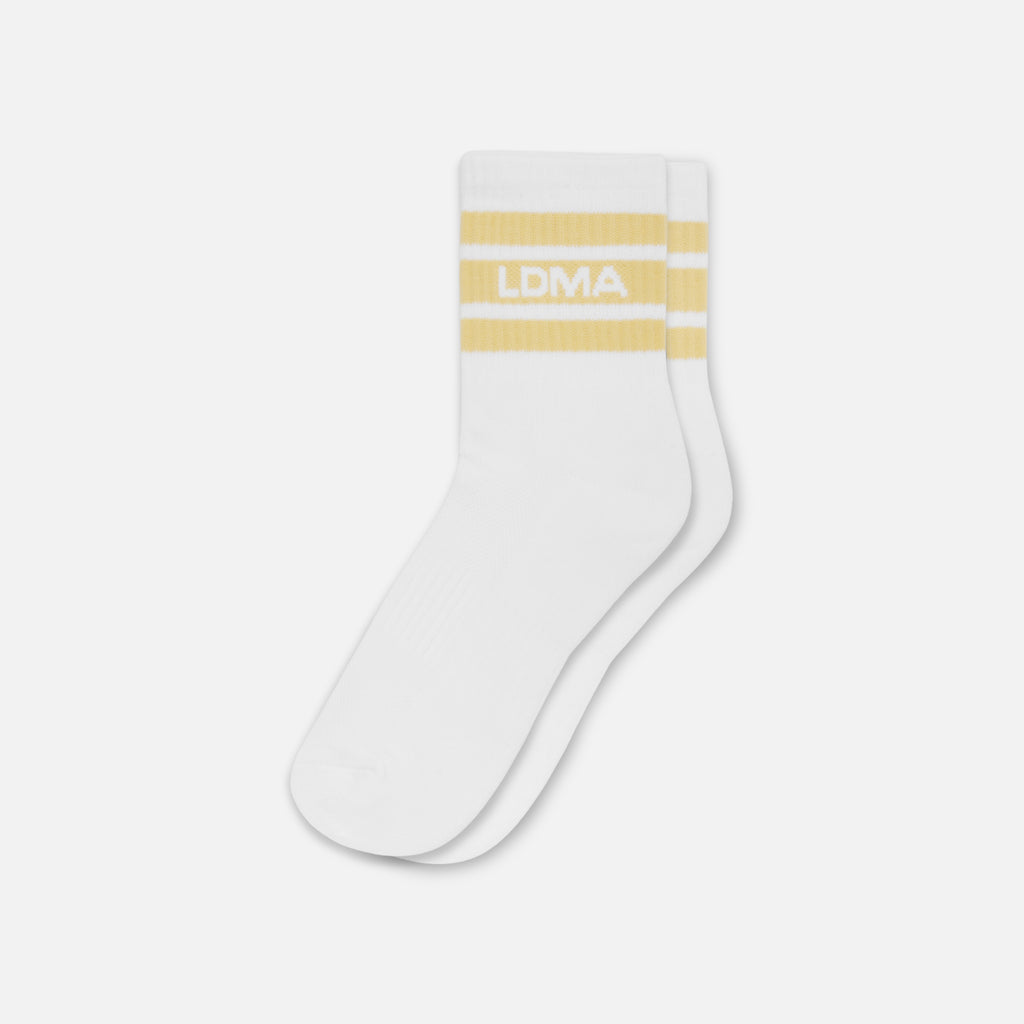 Yellow Stripe Mid Sock