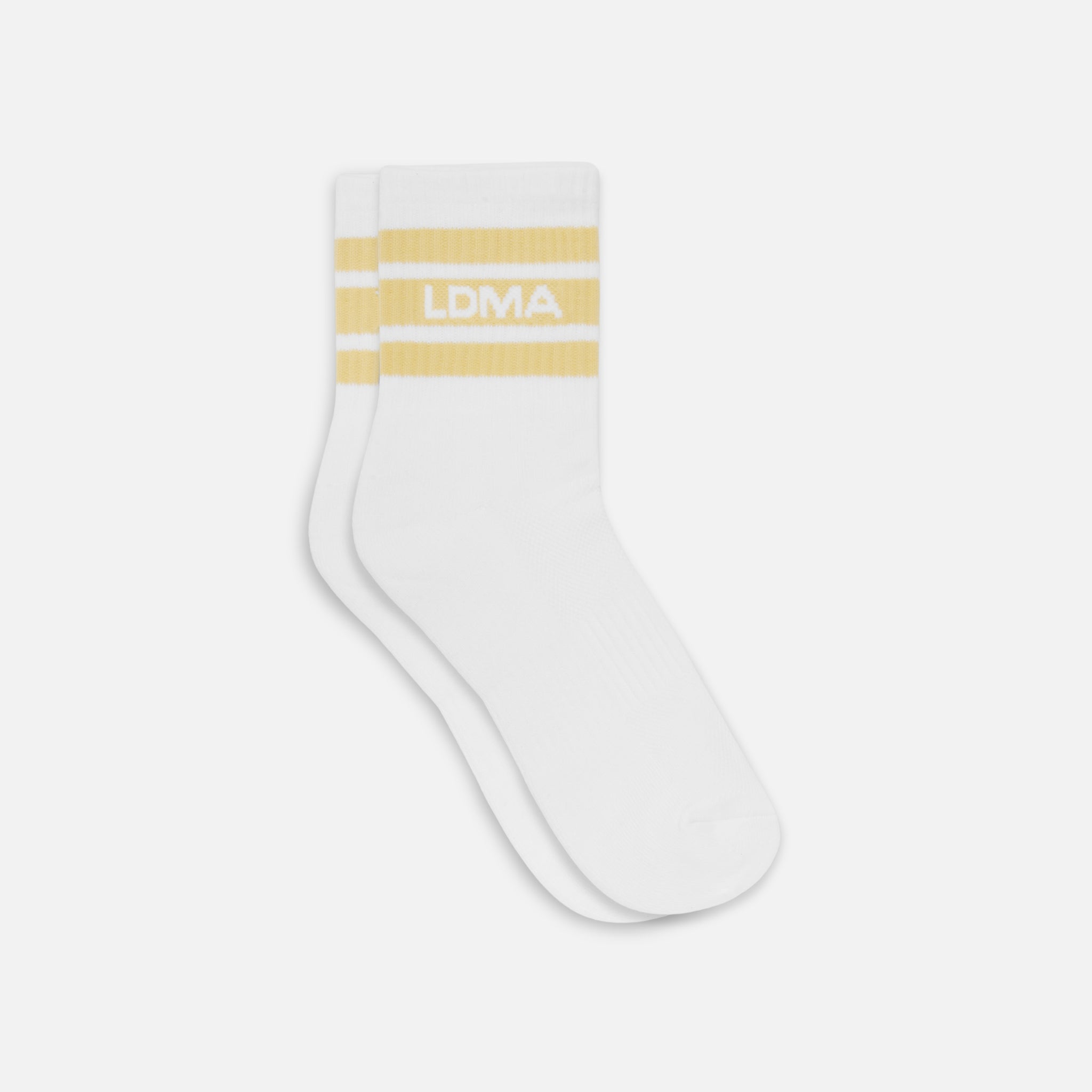 Yellow Stripe Mid Sock