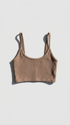 The Christy Strappy Rib Long Bra Top
