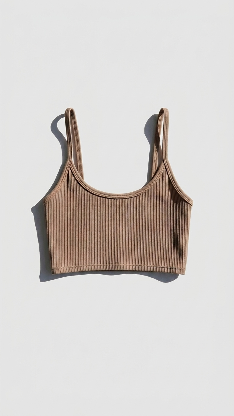 The Christy Strappy Rib Long Bra Top
