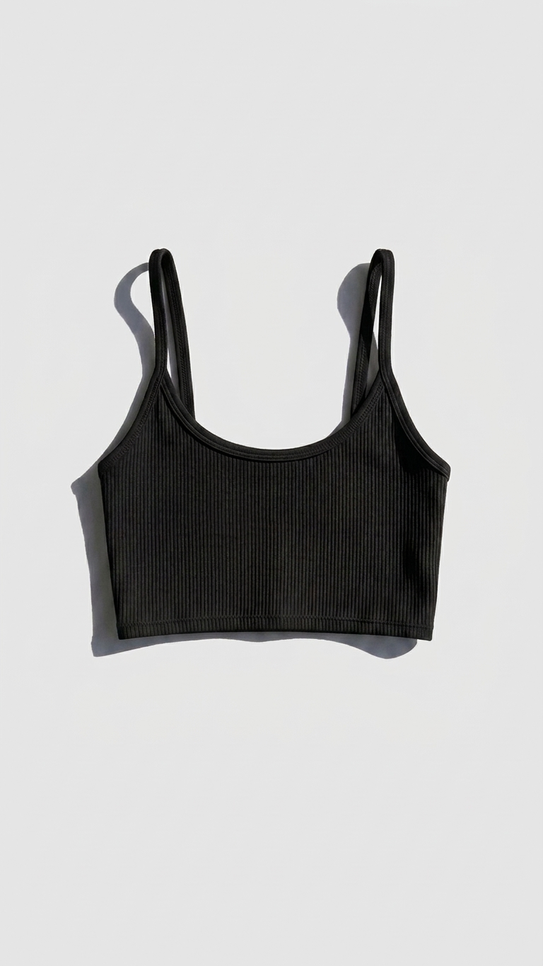 The Christy Strappy Rib Long Bra Top