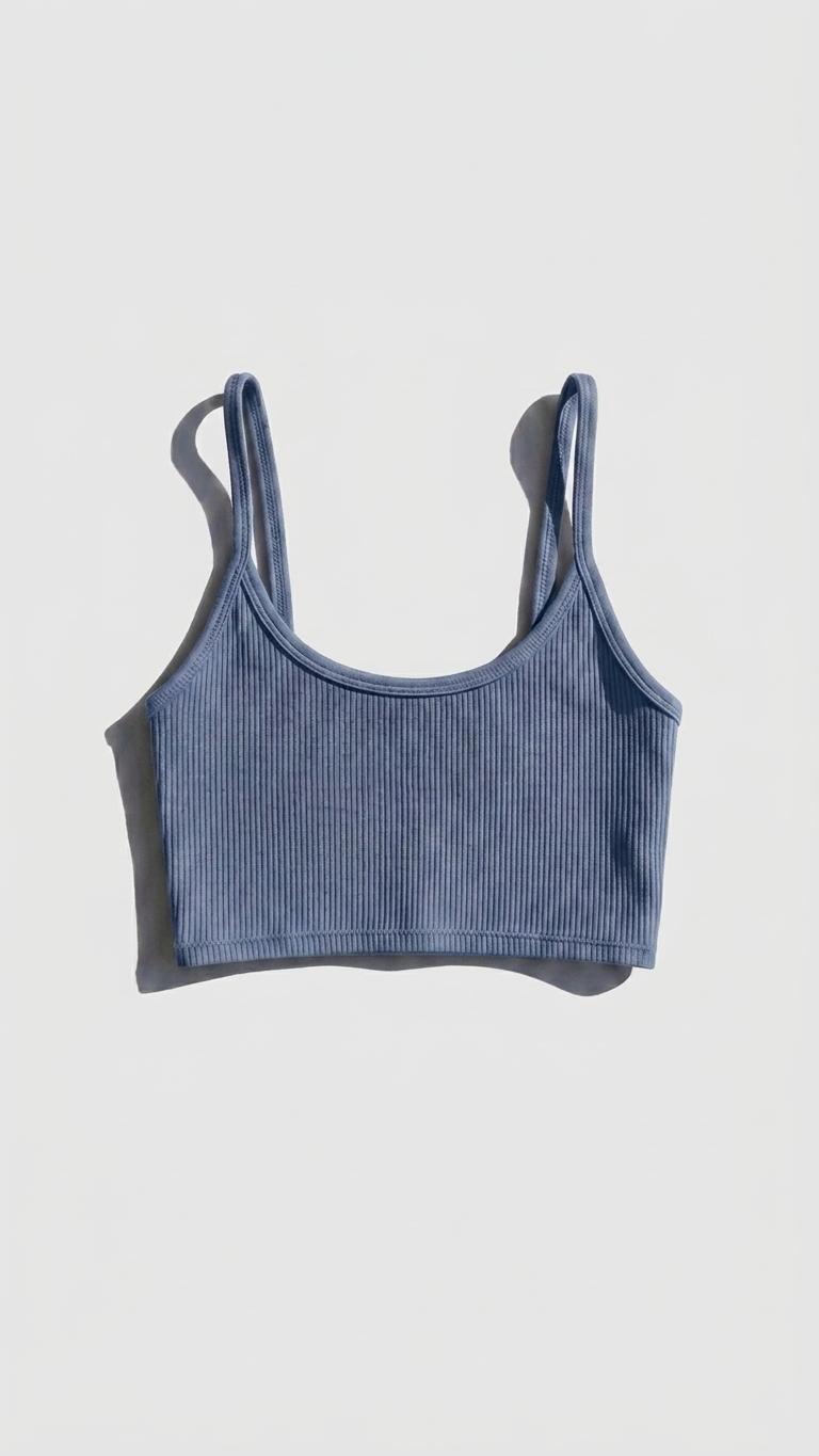 The Christy Strappy Rib Long Bra Top