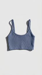 The Christy Strappy Rib Long Bra Top