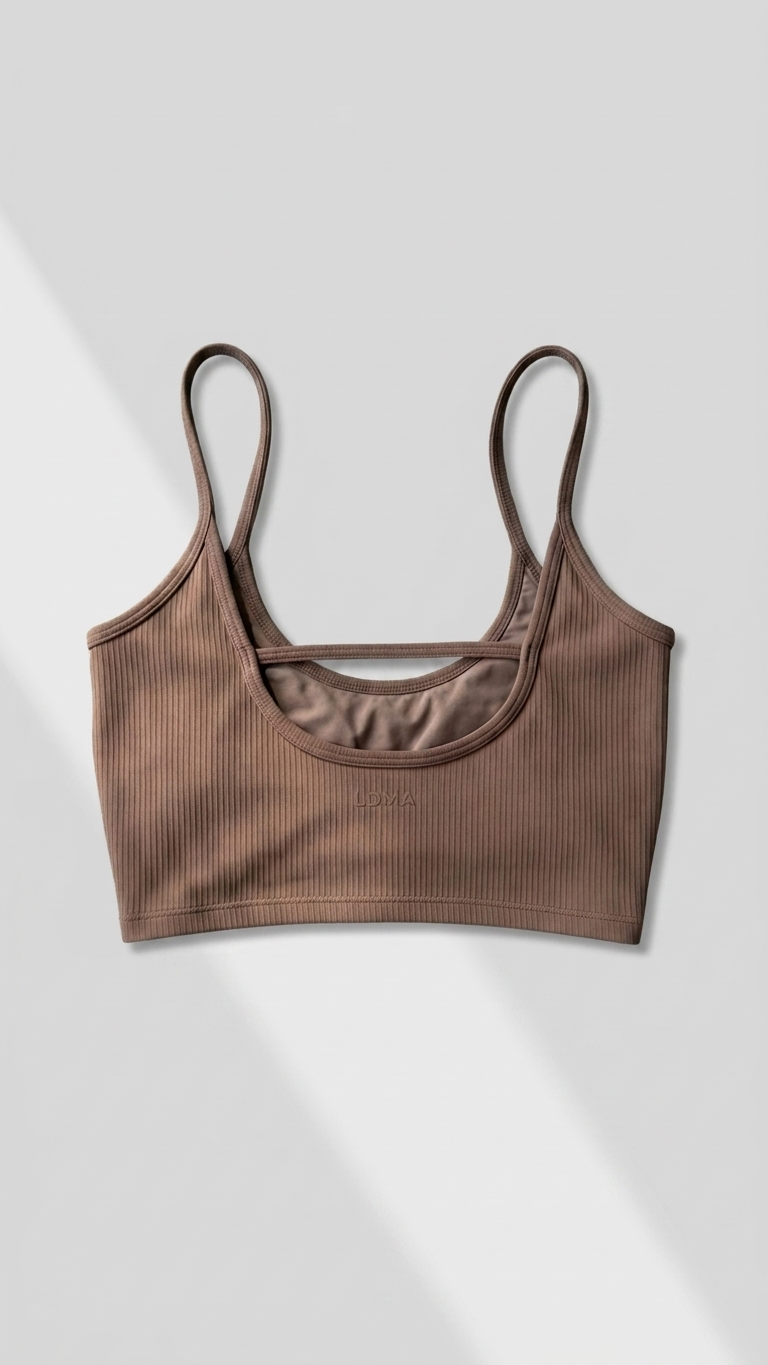 The Christy Strappy Rib Long Bra Top