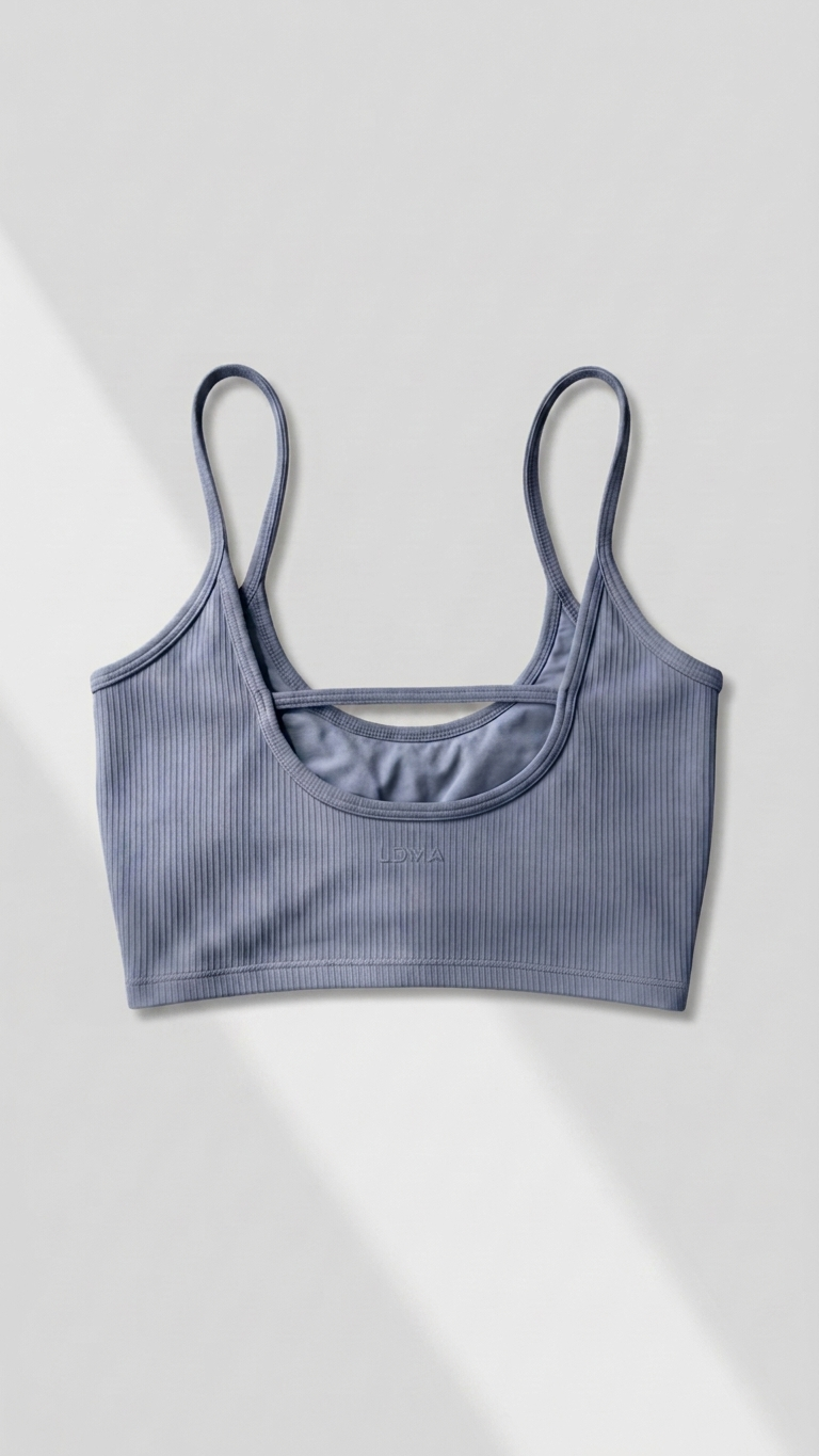 The Christy Strappy Rib Long Bra Top