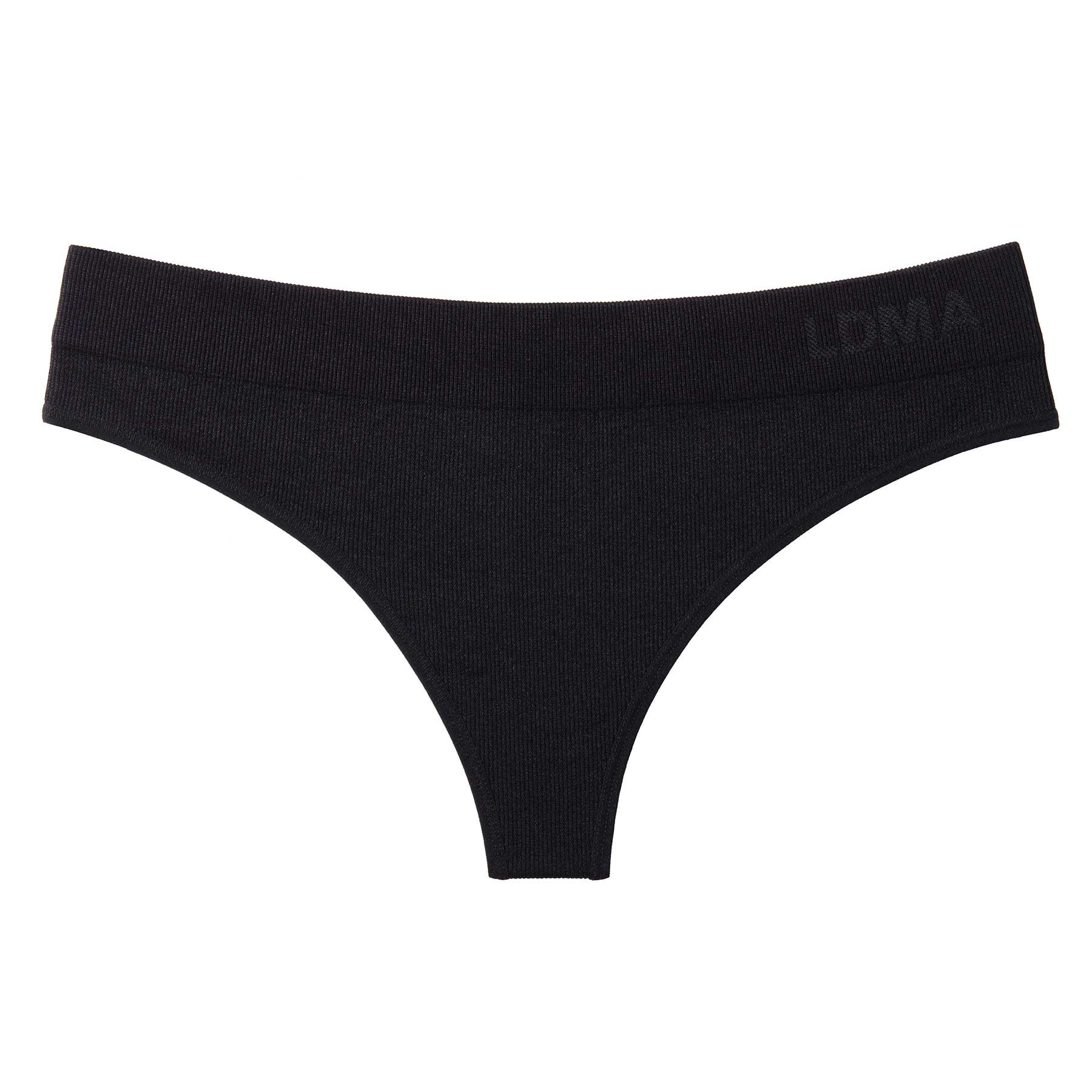 Low Hide Ribbed Thong