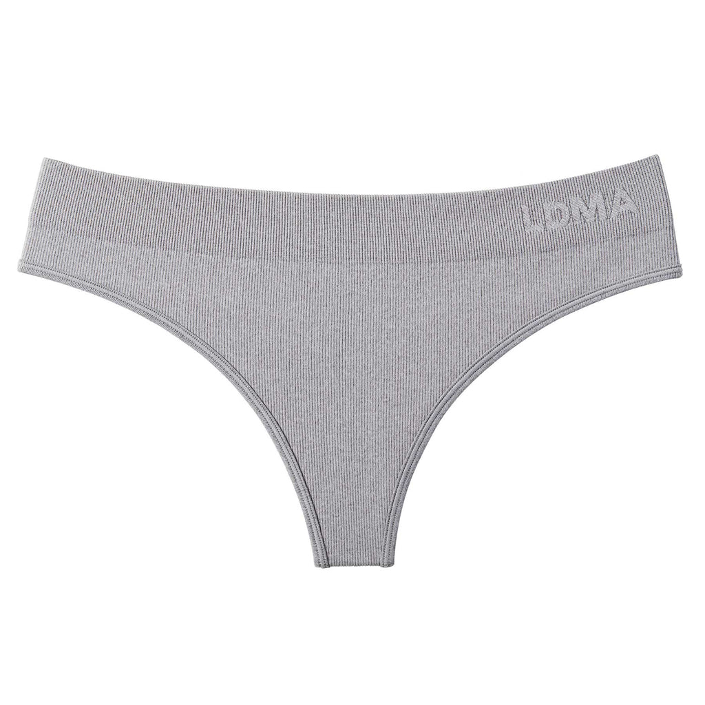 Low Hide Ribbed Thong