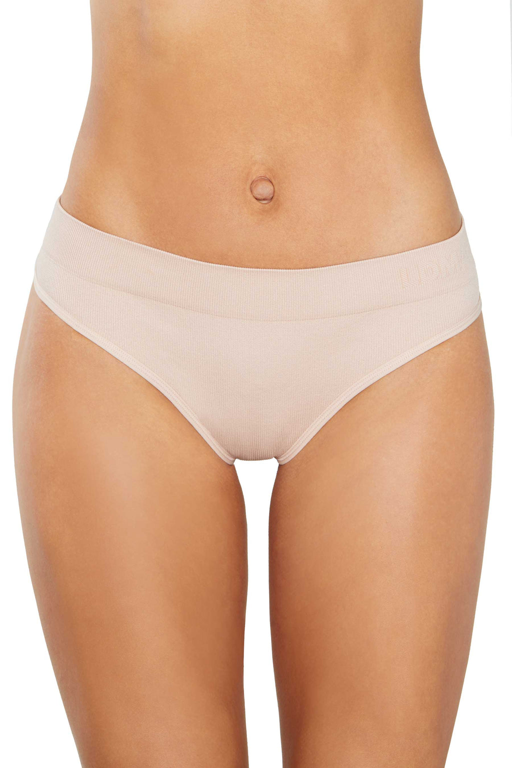 Low Hide Ribbed Thong
